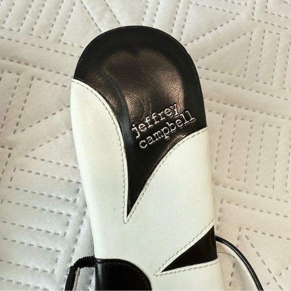 Jeffrey Campbell Free People Phosphorus Toe Ring Kitten Heel Sandals Size 8.5 - Picture 4 of 12